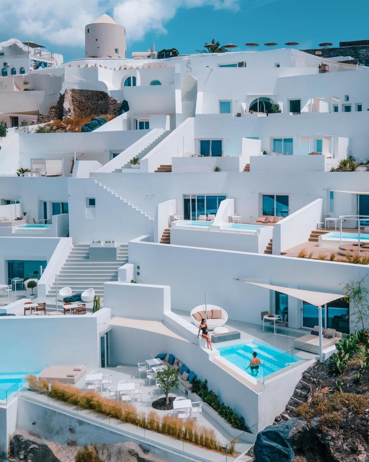 The Saint Hotel Oia  Esterno foto